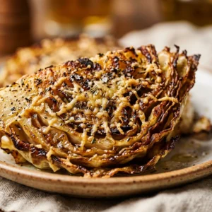 Crispy Cabbage Steaks Parmesan Easy Budget $10 Feed Family 4