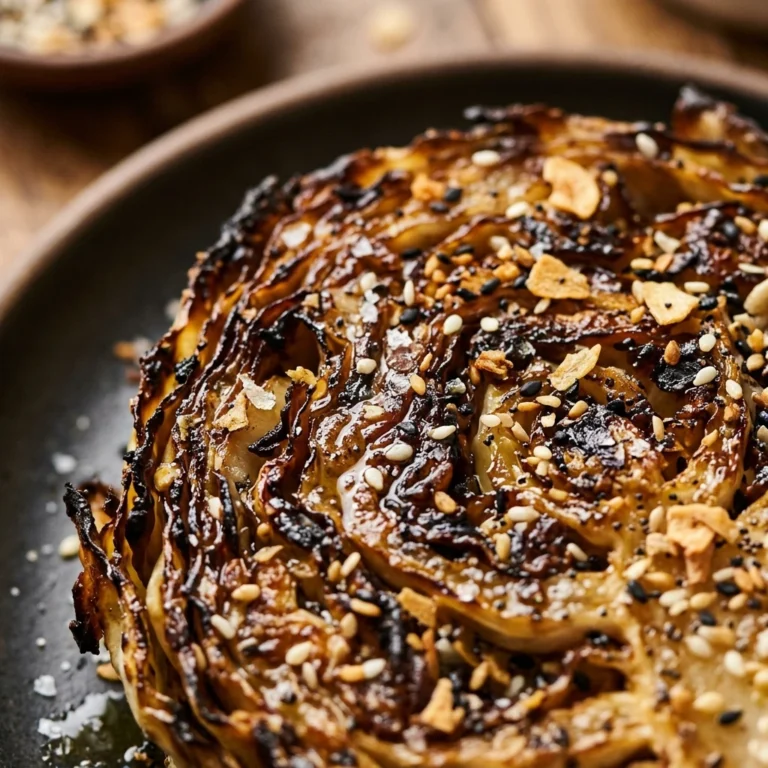 Crispy Cabbage Steaks With Everything Seasoning Budget 2026 Healthy Easy