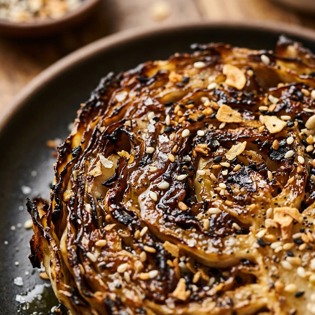 Crispy Cabbage Steaks With Everything Seasoning Budget 2026 Healthy Easy