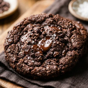Crispy Double Chocolate Cookies Easy Thin Crunchy