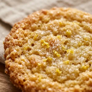 Crispy Lemon Cookies Easy Thin Crunchy