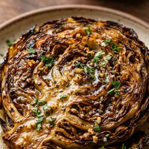 Crispy Roasted Cabbage Steaks Garlic Butter Budget 2026 Healthy Easy