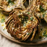 Crispy Smashed Artichokes With Lemon Garlic