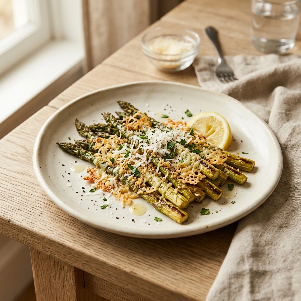 Crispy Smashed Asparagus With Parmesan 15 Min