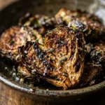 Crispy Smashed Brussels Sprouts Roasted Balsamic Air Fryer Viral Extra Crispy
