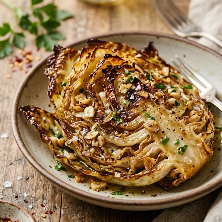 Crispy Smashed Cabbage With Garlic Budget 2026 Healthy Easy Roasted