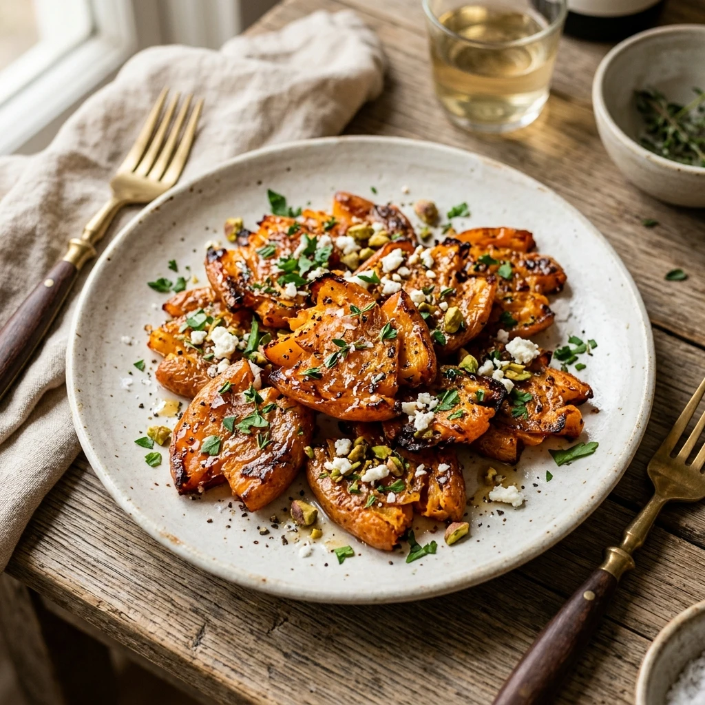 Crispy Smashed Carrots Honey Roasted Viral