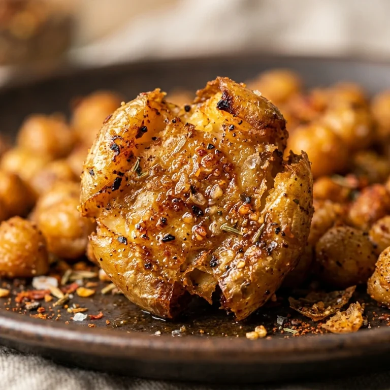 Crispy Smashed Chickpeas Roasted Viral Snack