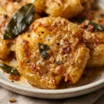 Crispy Smashed Gnocchi With Brown Butter Sage Roasted Air Fryer Viral Extra Crispy