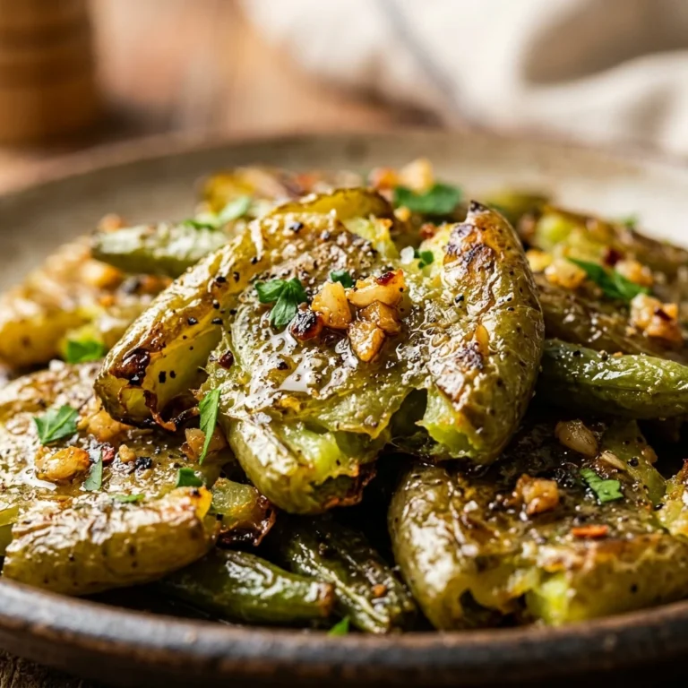 Crispy Smashed Green Beans Garlic Viral