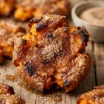 Crispy Smashed Sweet Potatoes With Cinnamon Sugar