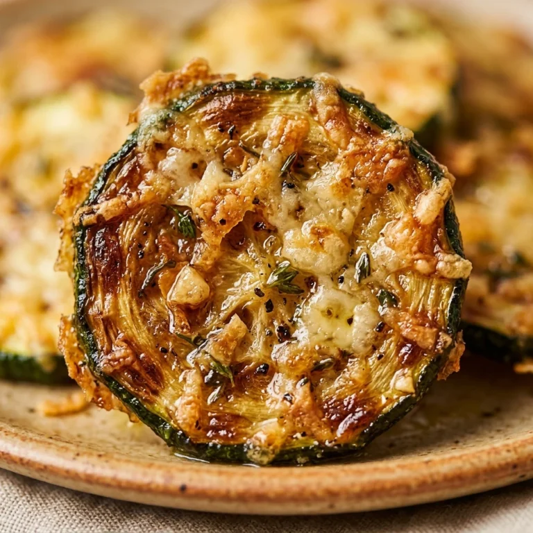 Crispy Smashed Zucchini With Parmesan Low Carb