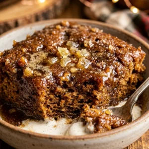 Crockpot Gingerbread Dump Cake Easy 3 Ingredient Holiday Cozy
