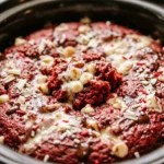 Crockpot Red Velvet Dump Cake Christmas Easy 3 Ingredient Holiday