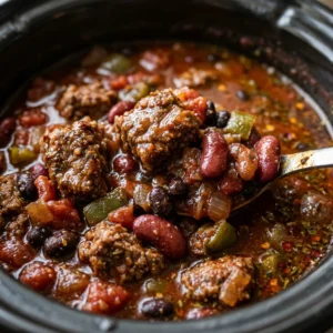 Crocktober Chili Crockpot High Protein Feeds Crowd Under $20 No Prep