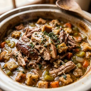 Crocktober Thanksgiving High Protein Crockpot Feeds Crowd Under $20 No Prep