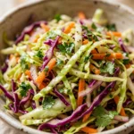 Crunchy Cabbage Slaw Vinegar No Mayo Budget 2026 Healthy Easy