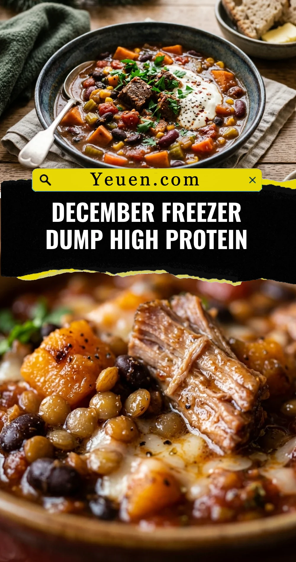 December Freezer Dump High Protein