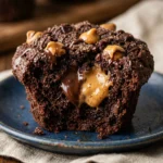 Double Chocolate Muffins With Peanut Butter Chips