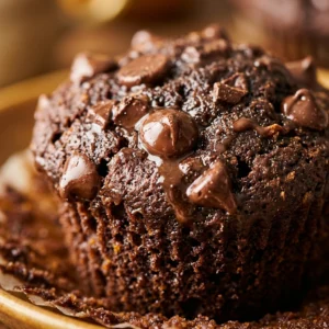 Double Chocolate Pumpkin Muffins With Espresso Fall
