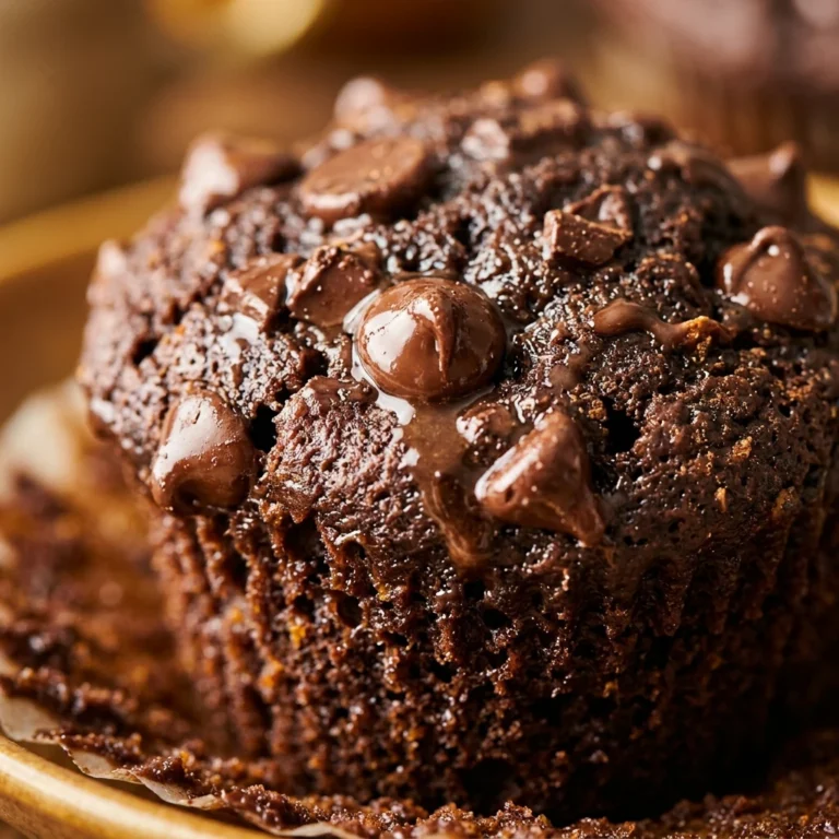 Double Chocolate Pumpkin Muffins With Espresso Fall