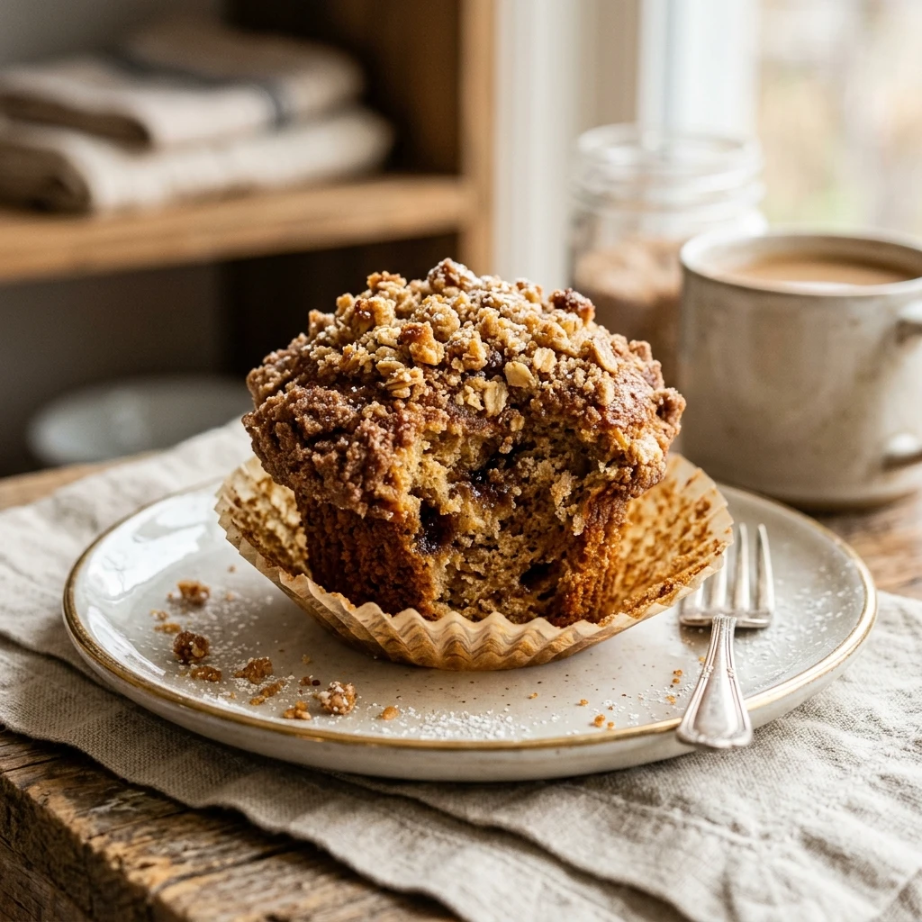 Double Streusel Muffins With Sour Cream Bakery Style