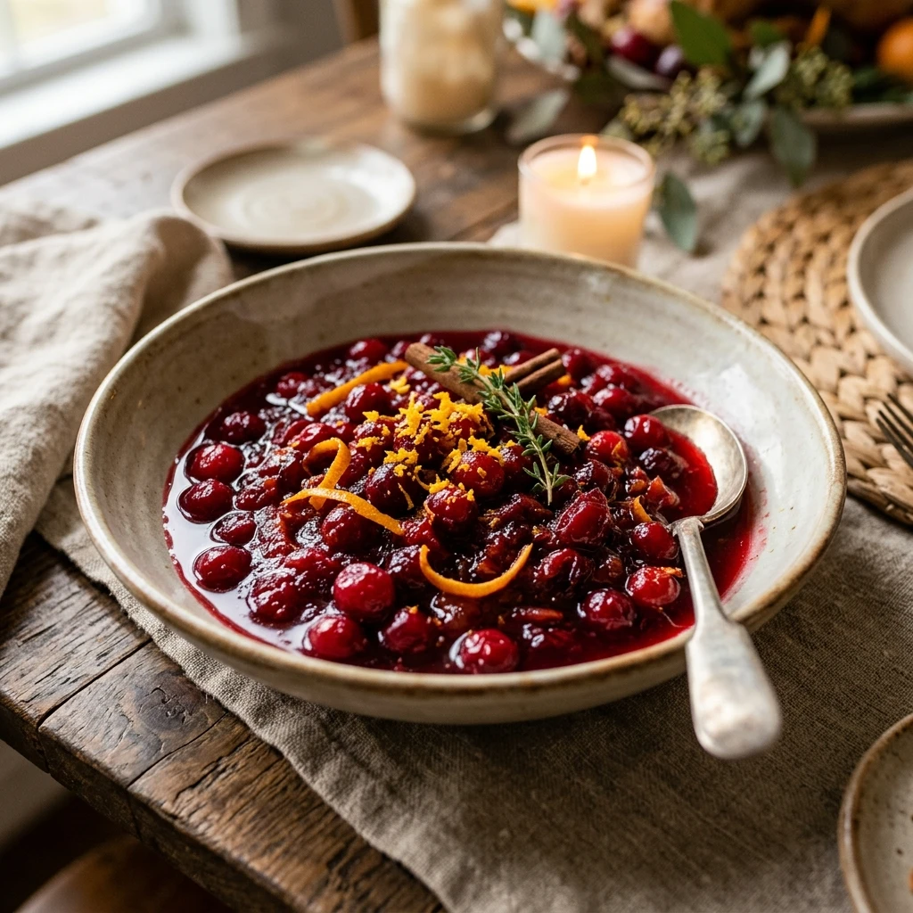 Dump And Bake Cranberry Sauce With Orange 3 Ingredient Thanksgiving