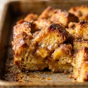 Dump And Bake French Toast Casserole Sheet Pan 3 Ingredient