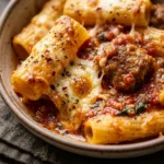 Dump and Bake Pasta - No Boiling Needed!
