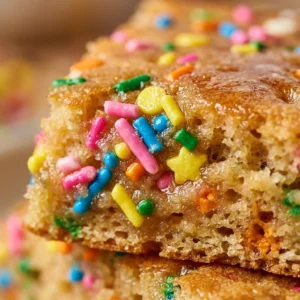 Dump And Bake Sheet Pan Pancakes With Sprinkles Birthday
