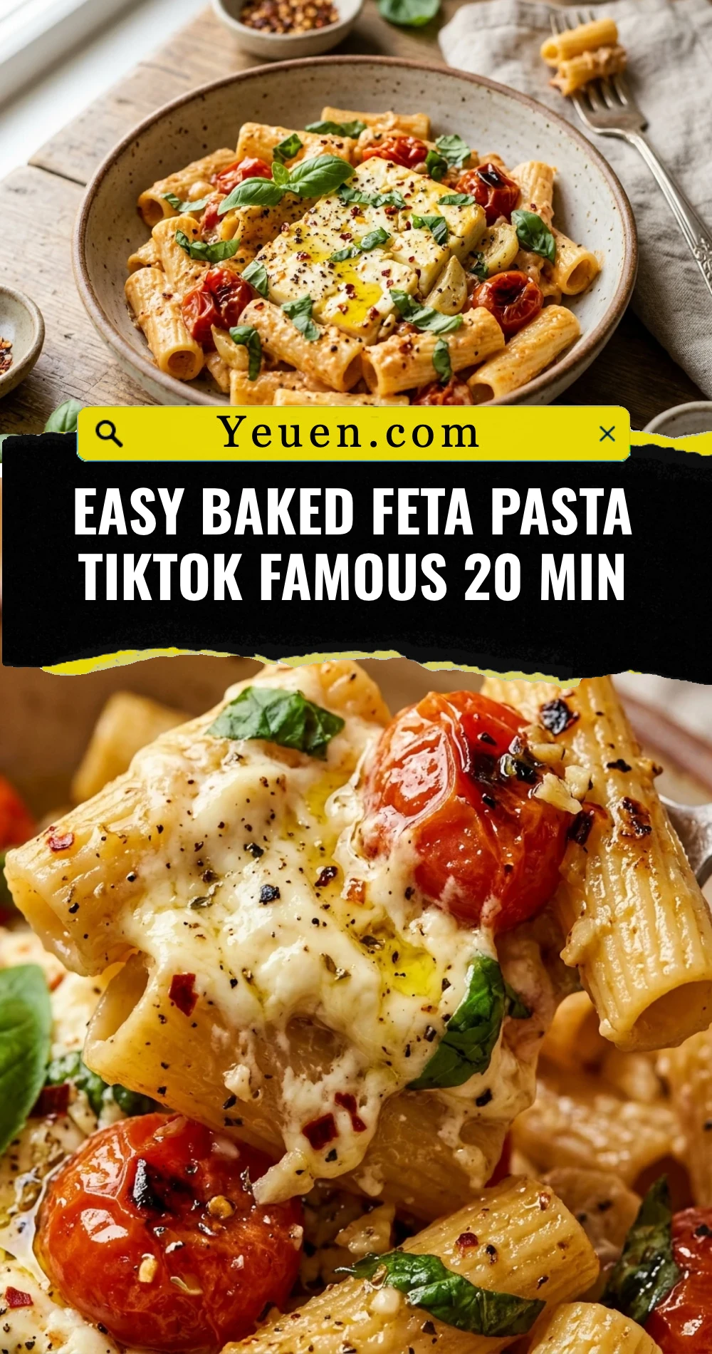 Easy Baked Feta Pasta TikTok Famous 20 Min