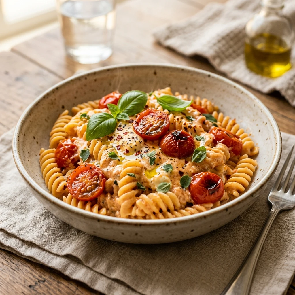 Easy Baked Feta Pasta TikTok Famous 20 Min