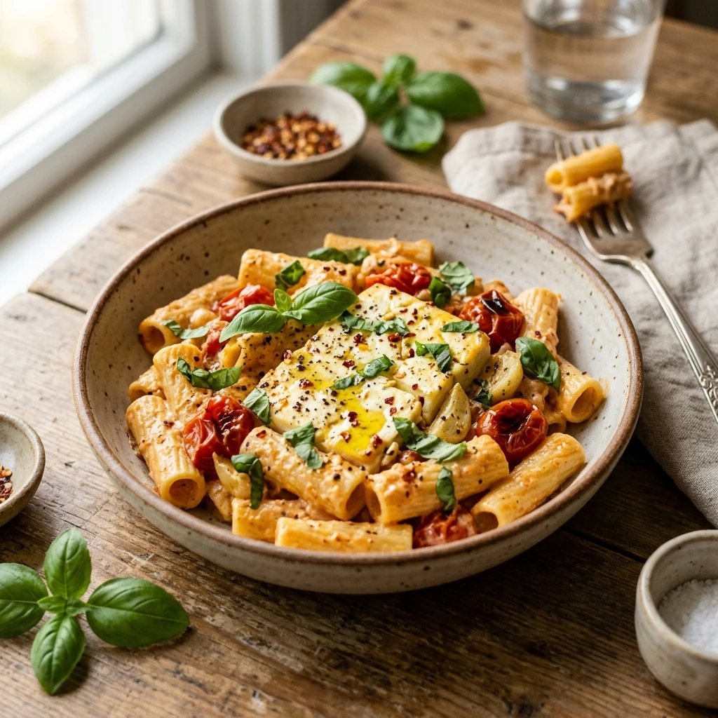 Easy Baked Feta Pasta TikTok Famous 20 Min