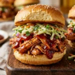 Easy BBQ Chicken Sliders 10 Minute Party Food