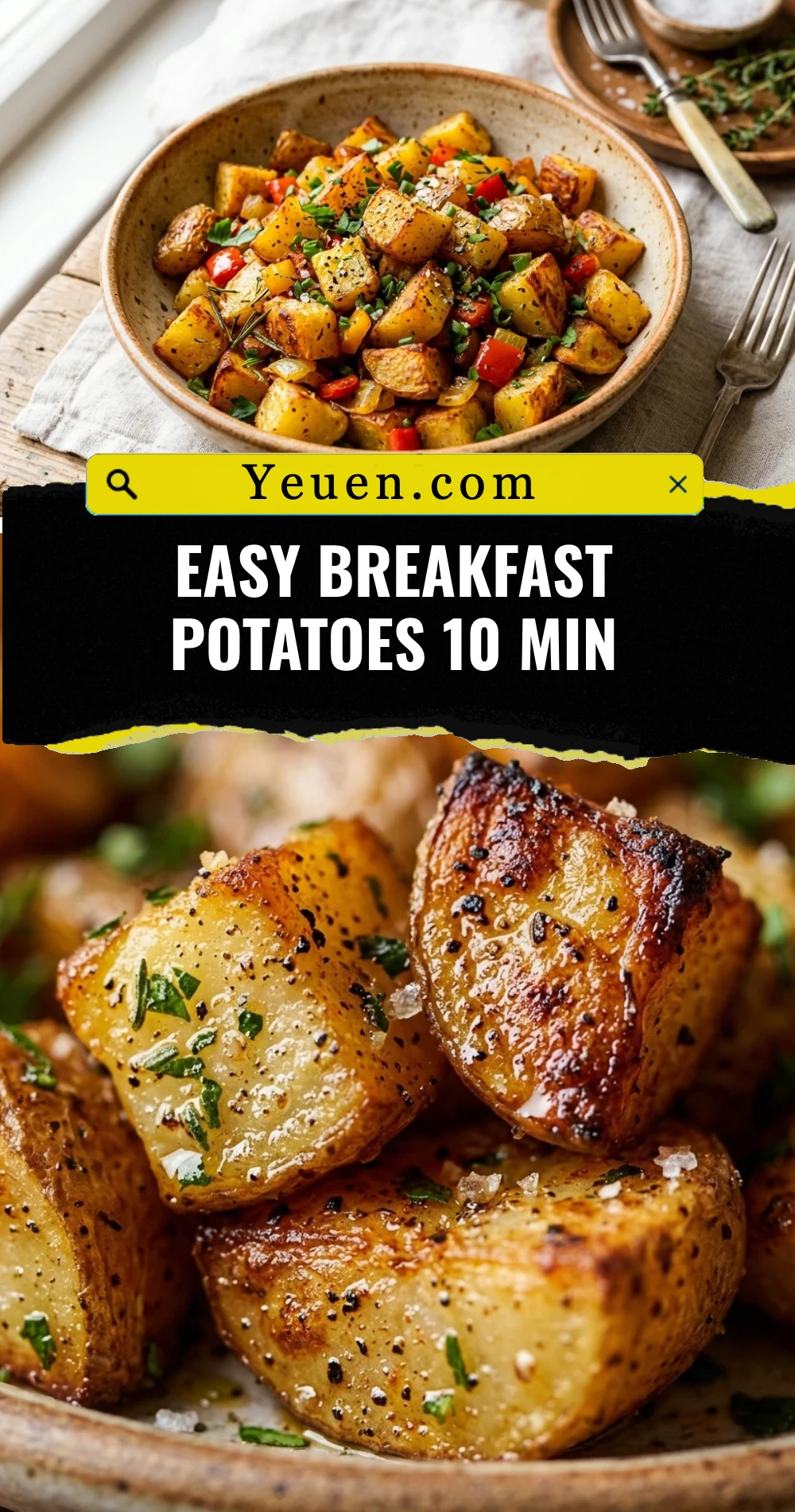 Easy Breakfast Potatoes 10 Min