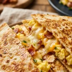 Easy Breakfast Quesadilla 5 Min