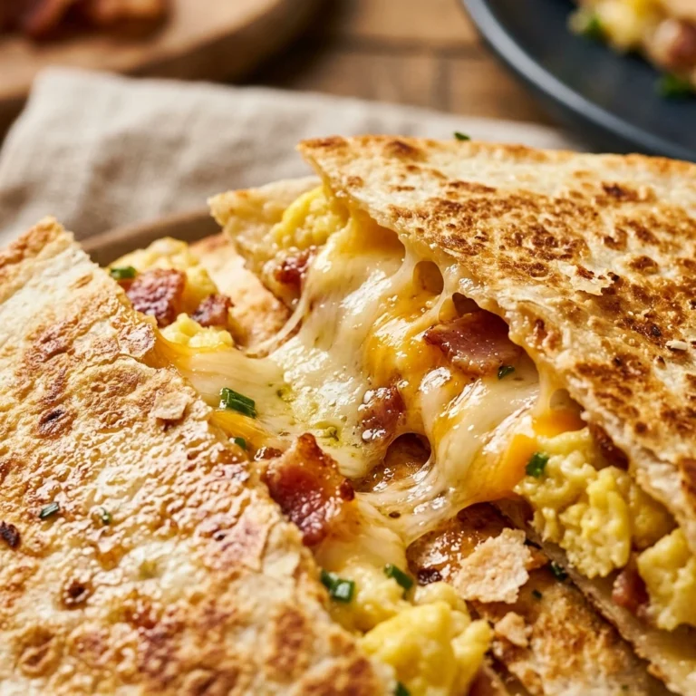 Easy Breakfast Quesadilla 5 Min