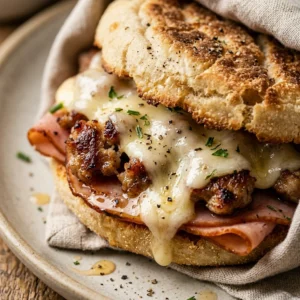 Easy Breakfast Sandwich 5 Min No Eggs