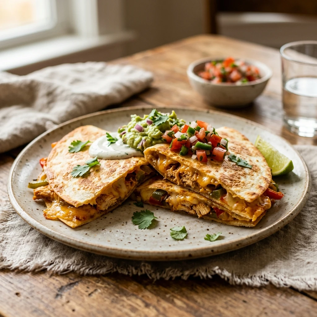 Easy Chicken Quesadillas 10 Minute Weeknight Dinner