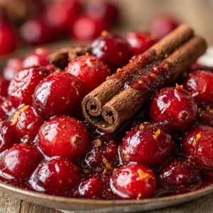 Easy Christmas Cranberry Sauce With Cinnamon Stick