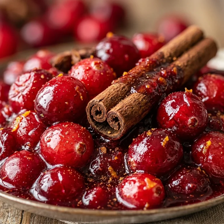 Easy Christmas Cranberry Sauce With Cinnamon Stick