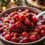 Easy Christmas Cranberry Sauce With Orange Zest