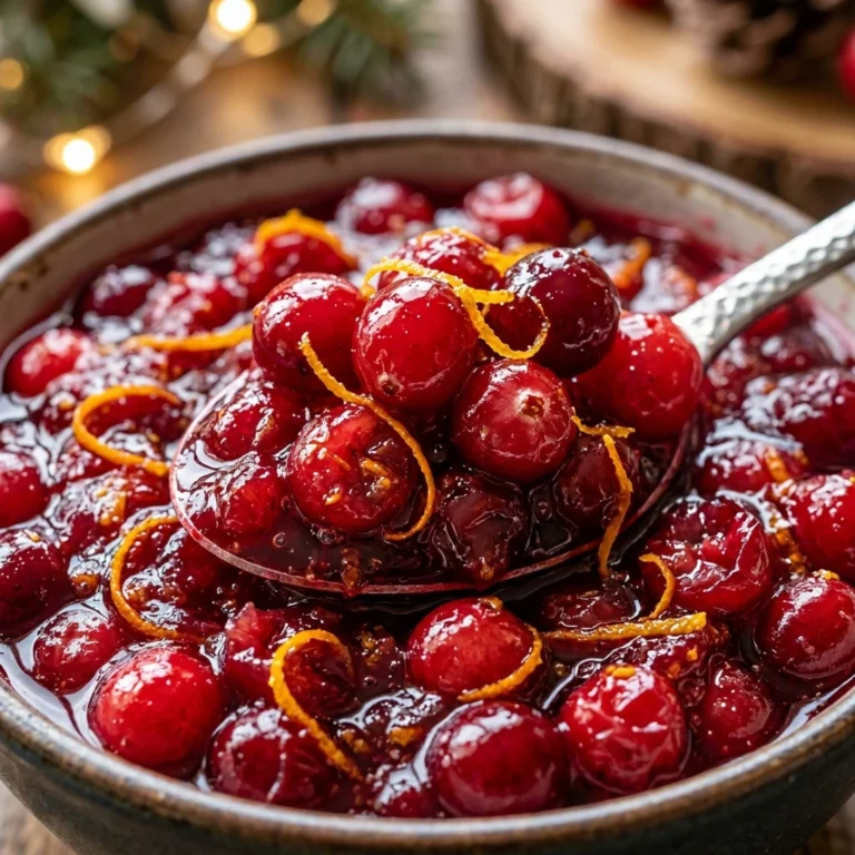 Easy Christmas Cranberry Sauce With Orange Zest