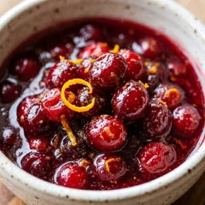 Easy Cranberry Sauce With Cinnamon and Orange