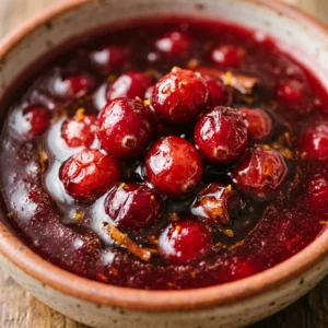 Easy Cranberry Sauce With Maple Syrup