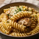 Easy Garlic Parmesan Chicken Pasta One-Pot 20 Min