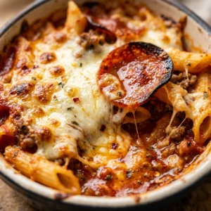 Easy Pizza Pasta Bake Cheesy Feeds 6 $5 Meal