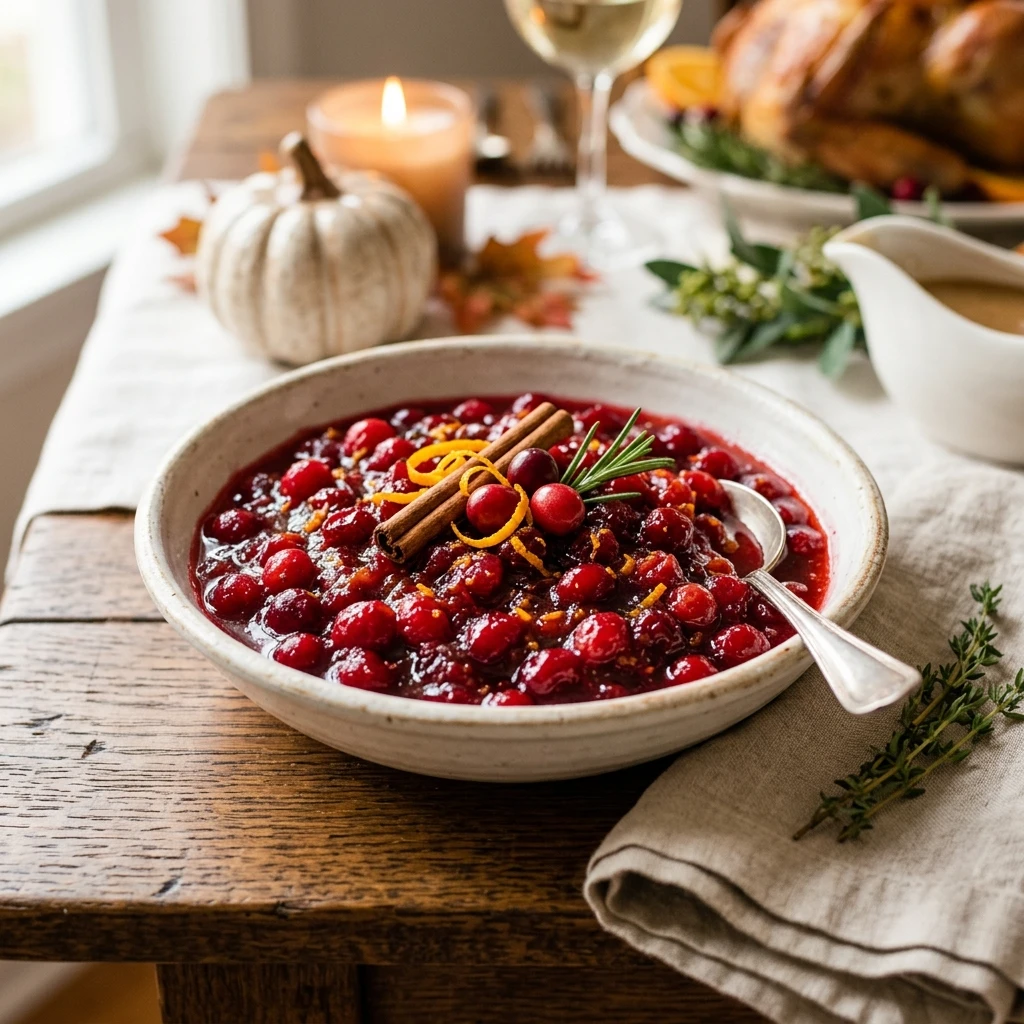 Easy Thanksgiving Cranberry Sauce Make Ahead