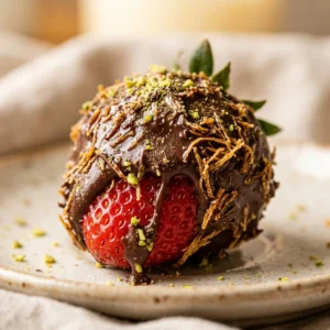Easy Viral Dubai Chocolate Strawberries Trending