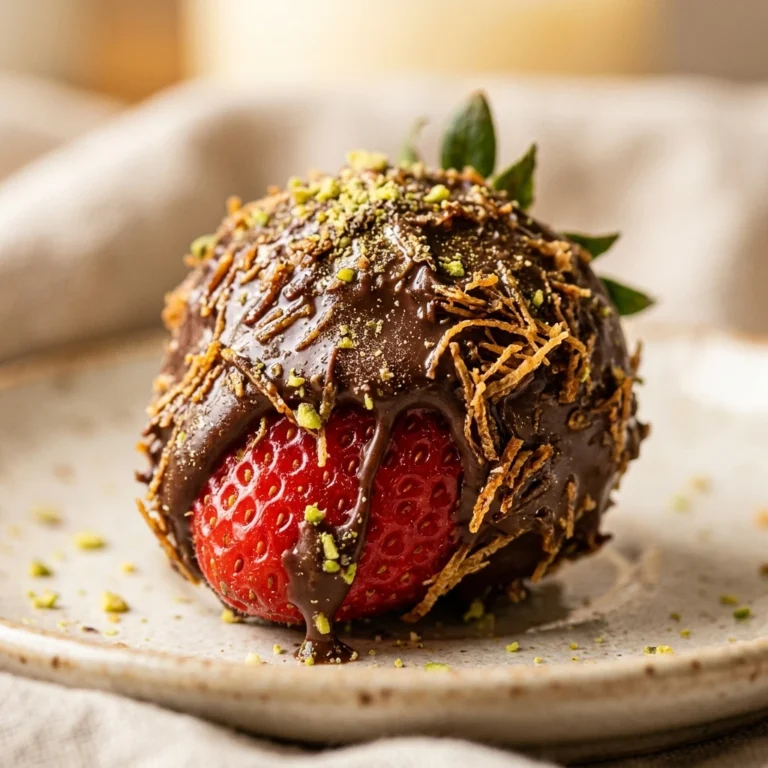 Easy Viral Dubai Chocolate Strawberries Trending